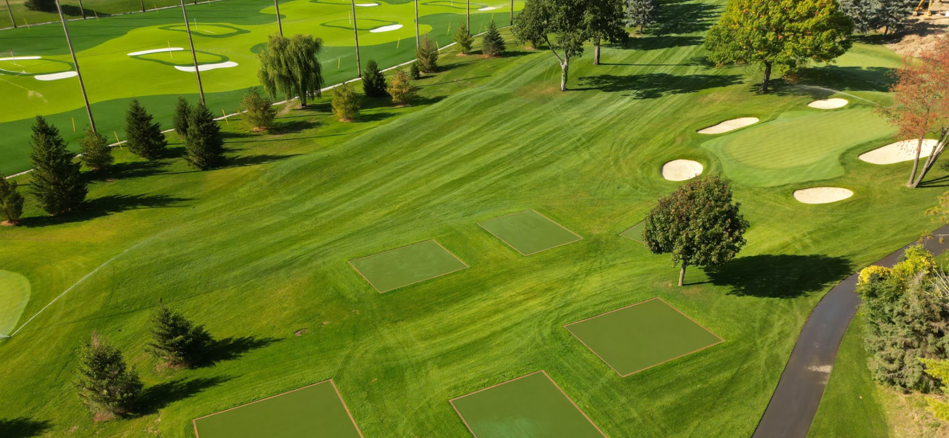 Tee Boxes At the Cardinal Par 3 Course