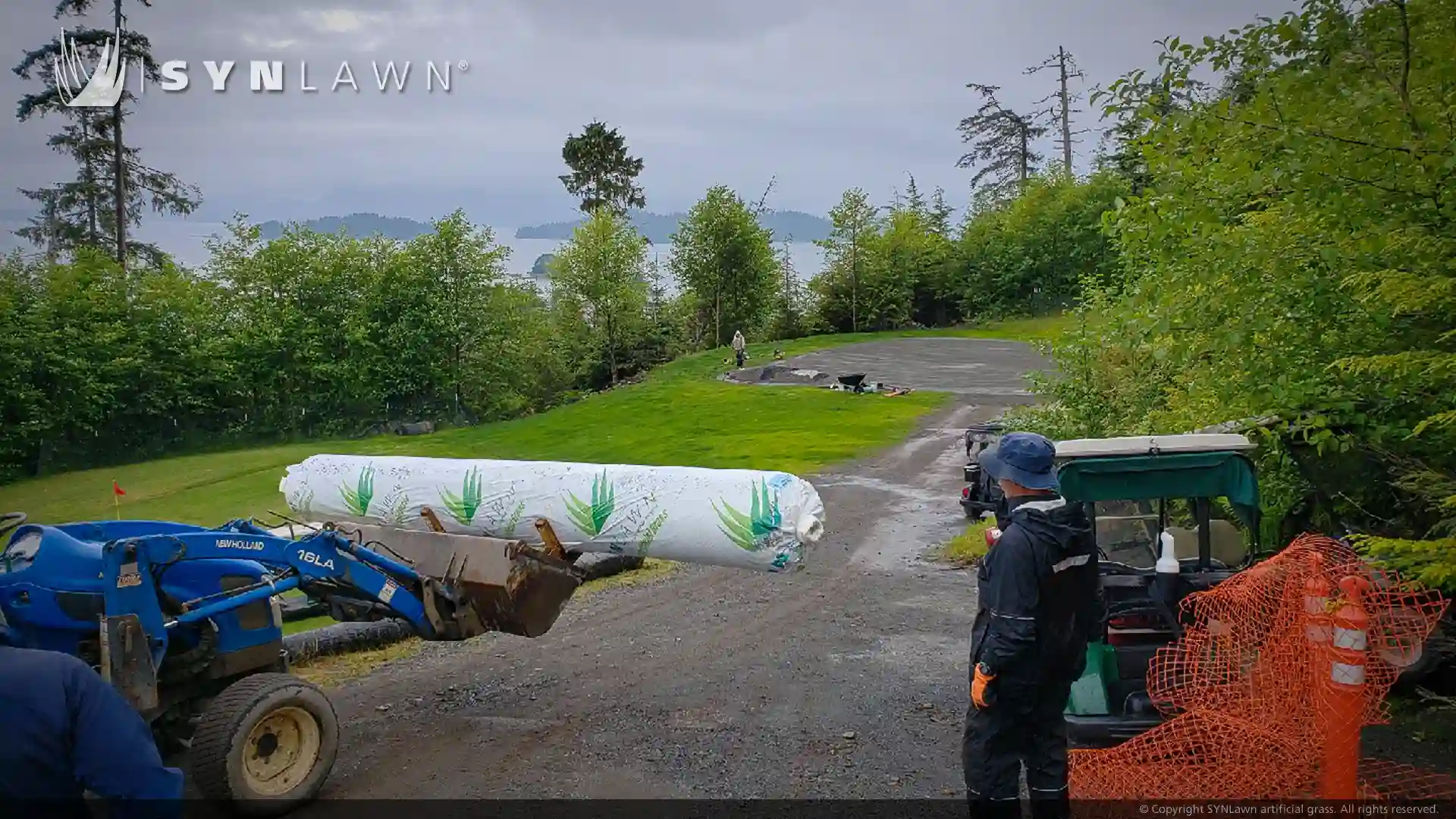 image of Sitka Alaska Sea Mountain Golf Course Putting Green by SYNLawn Golf