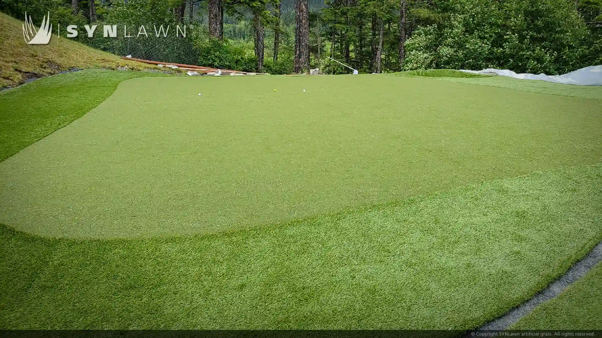 image of Sitka Alaska Sea Mountain Golf Course Putting Green by SYNLawn Golf