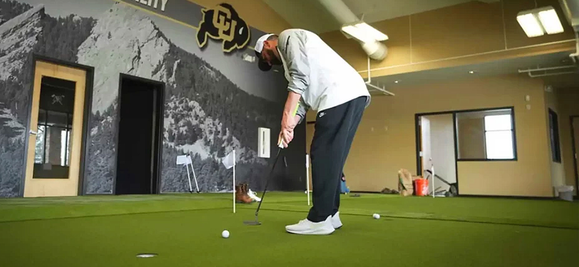 The University of Colorado (CU) Enhances Indoor Golf Practice Facility With Pro Quality Turf