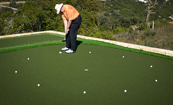 image of six foot circle putt drill